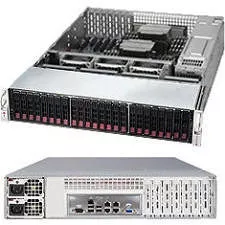 Supermicro SSG-2028R-E1CR24N 2U Barebone - Intel C612 Express Chipset - Socket LGA 2011-v3 - 2x CPU