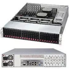 Supermicro SSG-2028R-E1CR24H 2U RM Barebone -  C612 Chipset - LGA 2011-v3 - 2x Processor
