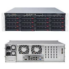 Supermicro SSG-6037R-E1R16N 3U Rackmount Barebone - Intel C602 Chipset - Socket R LGA-2011 - 2x CPU