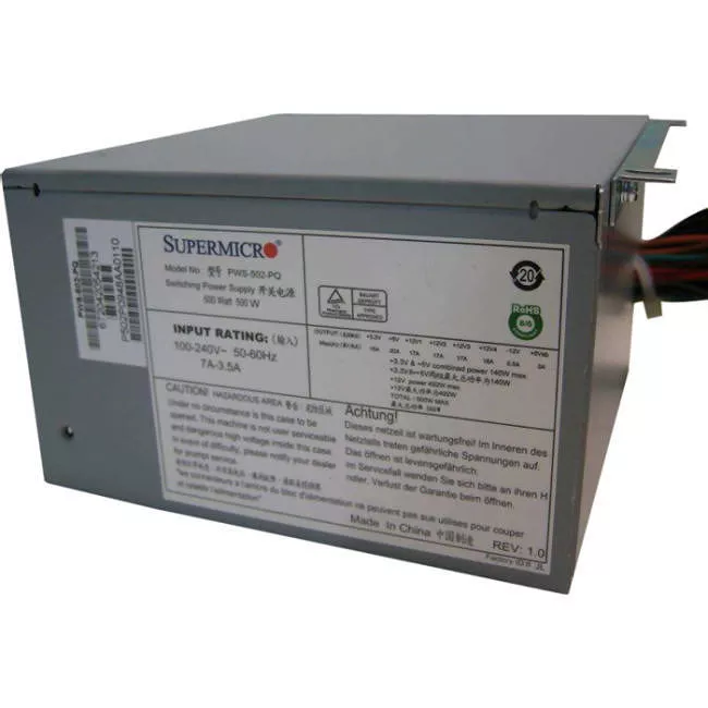 Supermicro PWS-502-PQ ATX12V & EPS12V 500W Power Supply