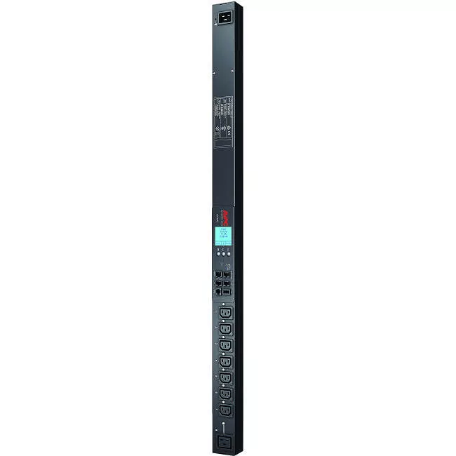 APC AP8958NA3 Rack PDU 2G, Switched, ZeroU, 20A, 208V, (7) C13 & (1) C19, L620 Cord