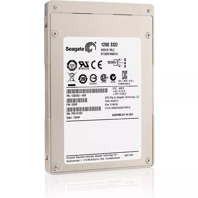 Seagate ST200FM0053 1200 SSD - 200 GB - Internal - 2.5 - SAS