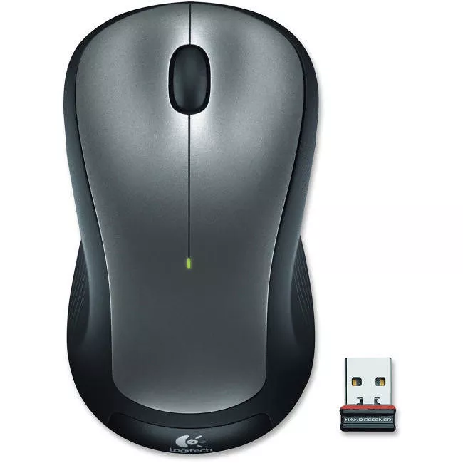 Logitech 910-001675 M310 Wireless Mouse, 2.4 GHz with USB Nano Receiver, 1000 DPI Optical Tracking, 18 Month Battery, Ambidextrous, Compatible with PC, Mac, Laptop, Chromebook (SILVER)