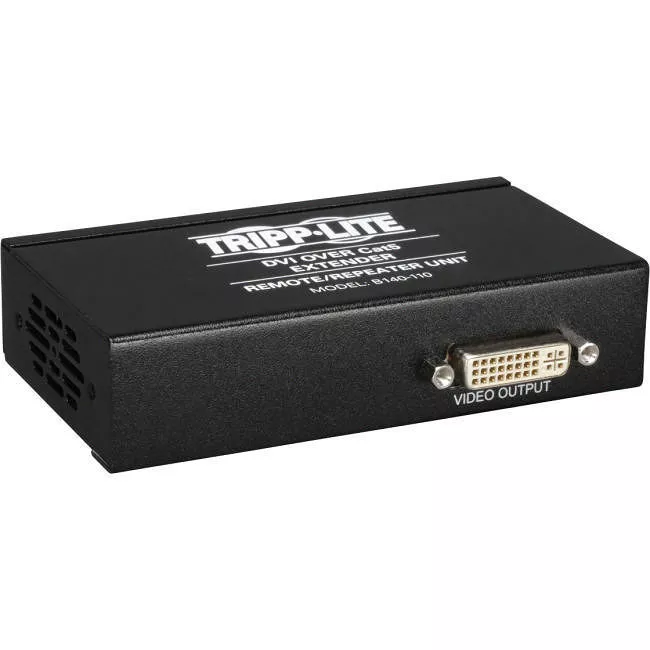 Tripp Lite B140-110 Tripp Lite by Eaton DVI over Cat5/6 Extender, Box-Style Remote Repeater for Video, DVI-I Dual Link, Up to 175 ft. (53 m), TAA