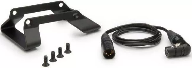 AJA KI-MINISTAND-R0 Desk Stand for Ki Pro Mini Includes Right Angle 4-pin XLR Cable