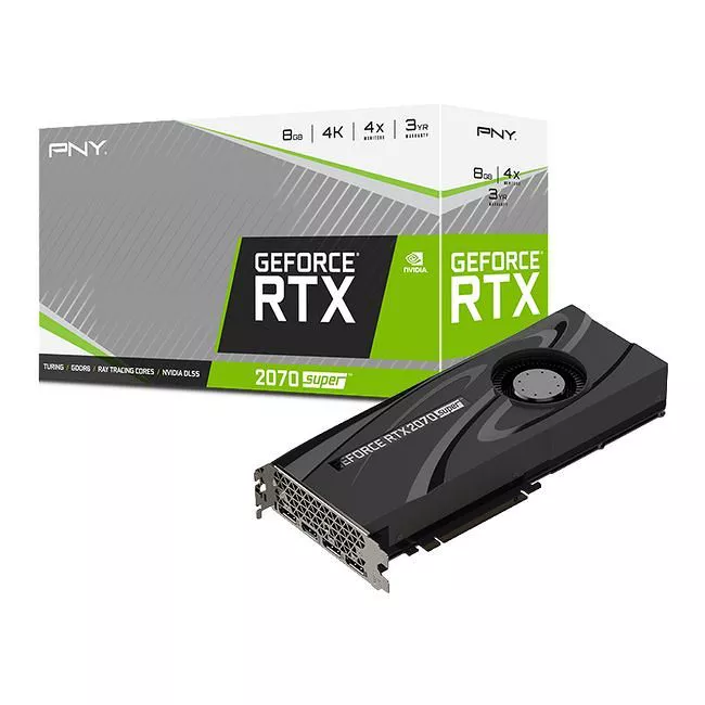PNY VCG20708SBLMPB GeForce RTX 2070 Super 8 GB Blower Graphics Card