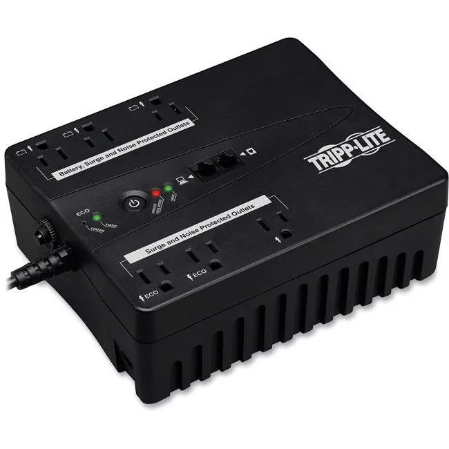 Tripp Lite ECO350UPS UPS 350VA 210W Standby UPS - 6 NEMA 5-15R Outlets 120V 50/60 Hz 5-15P Plug ENERGY STAR Desktop/Wall