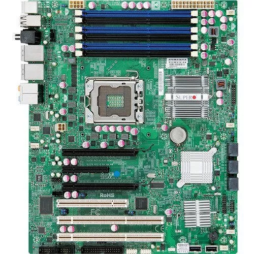 Supermicro MBD-X8SAX-O Desktop Motherboard - 1x Socket B LGA-1366 - Intel X58 Express - 6x DDR3 - RAID - 2x PCIe x16 - ATX