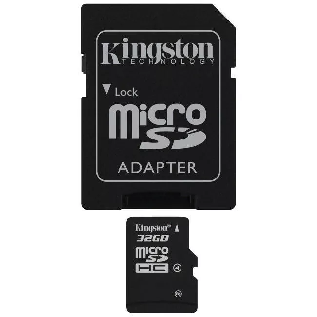 Kingston SDC4/32GB Class 4/UHS-I microSDHC Memory Card