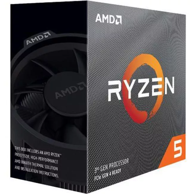 AMD 100-100000022BOX Ryzen 5 3600X (6 Core) 3.80 GHz Processor - Retail