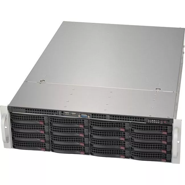 Supermicro CSE-836BE1C-R1K03JBOD SuperChassis 3U Rackmount JBOD - 1000 W PSU - 16x 3.5" HDD Bay