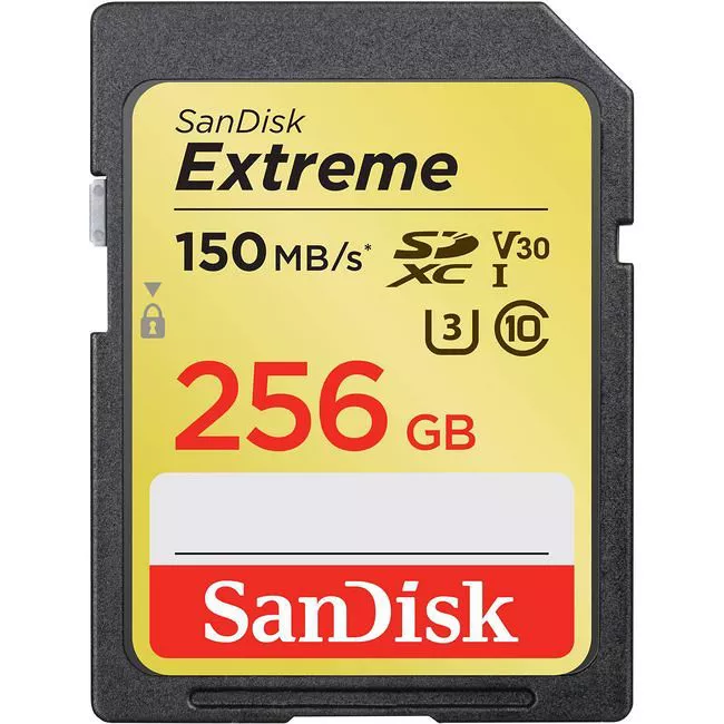 SanDisk SDSDXV5-256G-ANCIN 256 GB Extreme UHS-I SDXC Memory Card