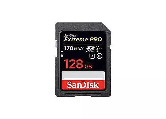 SanDisk SDSDXXY-128G-ANCIN Extreme Pro SDXC Memory Card 128 GB, UHS-I