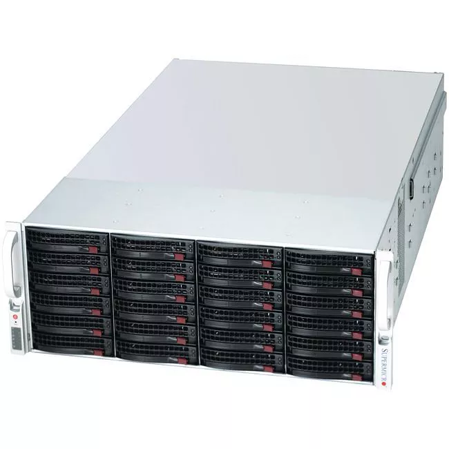 Supermicro CSE-847E2C-R1K28JBOD SuperChassis Drive Enclosure - 4U Rack-mountable - Black