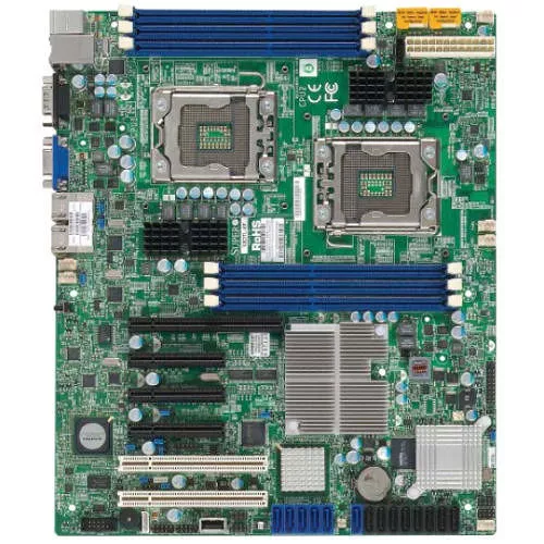 Supermicro MBD-X8DTL-L-B Server Motherboard - 2x Socket B LGA-1366 - Intel 5500 - 6x DDR3 - RAID - ATX
