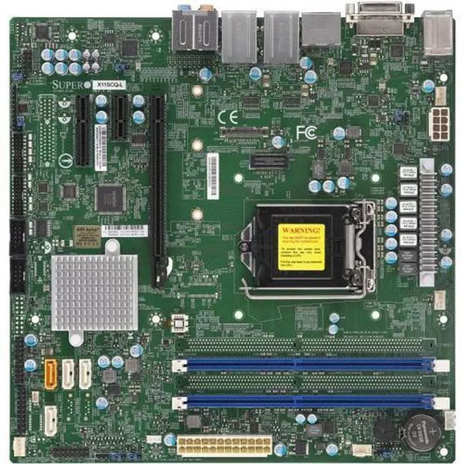 Supermicro MBD-X11SCQ-L-O Workstation Motherboard - 1x Socket H4 LGA-1151 - Intel H310 - 2x DDR4 - 1x PCIe x16 - Micro ATX