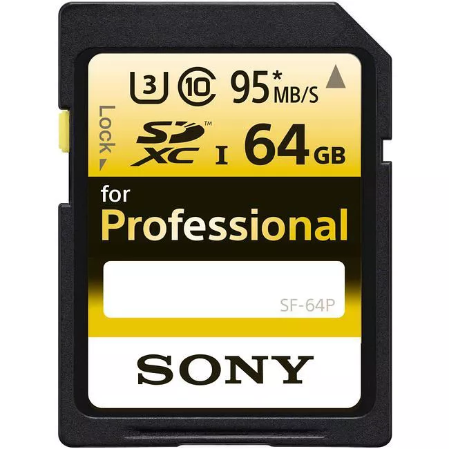 Sony SF-64P/T1 64GB Ultra-High Durability Professional SDXC