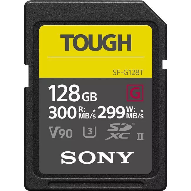 Sony SF-G128T/T1 128 GB SF-G Tough Series UHS-II SDXC Memory Card