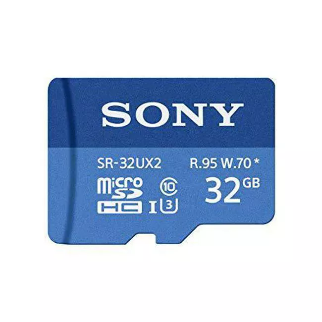 Sony SR-32UX2A/LT High Speed 32 GB Class 10 U3 Micro SDHC UHS-I Memory Card