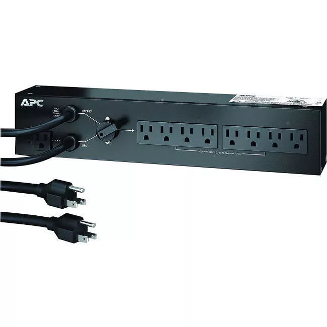 APC SBP1500RM 8-Outlets 1.5kVA PDU, Input: 120 V, NEMA 5-15P