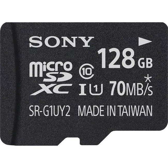 Sony SRG1UY2A/TQ 128 GB Class 10 UHS-1 Micro SDXC up to 70MB/s Memory Card