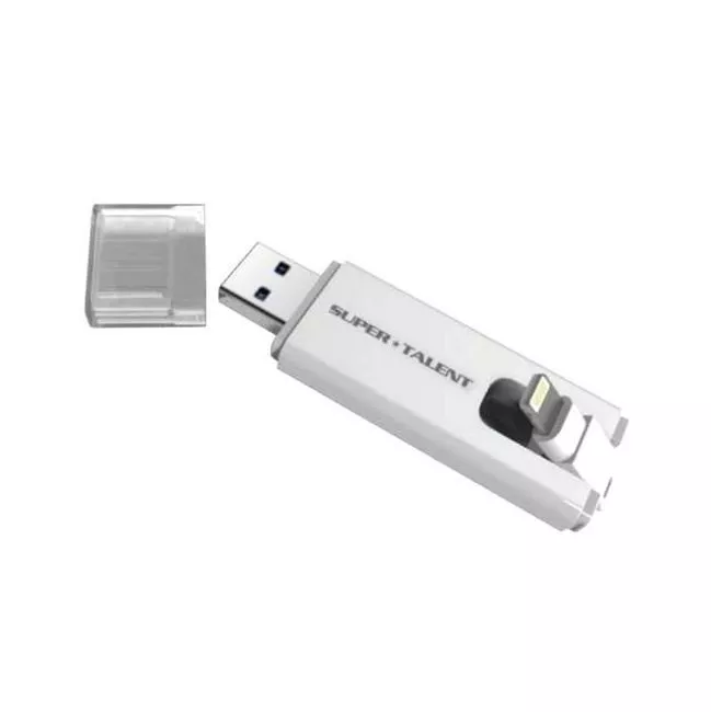 Super Talent STT016GBLT 16 GB Flash Drive For use with Lightning + USB 3.0