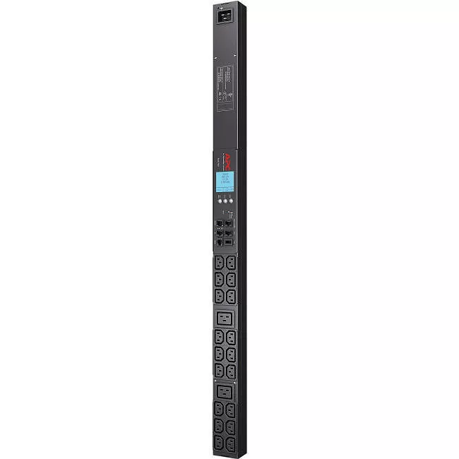 APC AP8858 Rack PDU 2G, Metered, ZeroU, 20A/208V, 16A/230V, (18) C13 & (2) C19