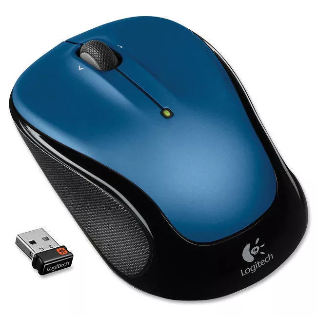 Logitech 910-002650 M325 Wireless Mouse, 2.4 GHz with USB Unifying Receiver, 1000 DPI Optical Tracking, 18-Month Life Battery, PC / Mac / Laptop / Chromebook (NEW BLUE)