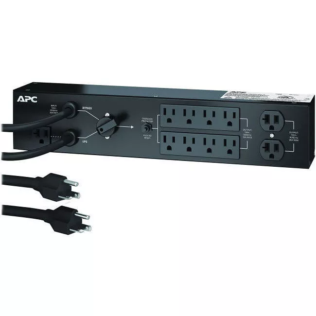 APC SBP2200RM 8-Outlets 2.2kVA Service Bypass PDU 120V 20A