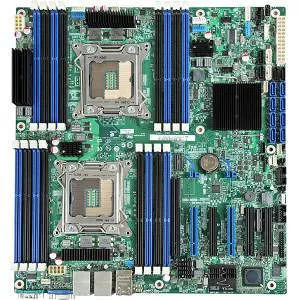 Intel DBS2600CP2 Server Motherboard - 2x Socket R LGA-2011 - Intel C600-A - 16x DDR3 - RAID - 1x PCIe x16 - 4x RJ-45 - SSI EEB