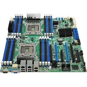 Intel DBS2600COE Server Motherboard - 2x Socket R LGA-2011 - Intel C600-A - 16x DDR3 - RAID - 4x PCIe x16 - 4x RJ-45 - SSI EEB