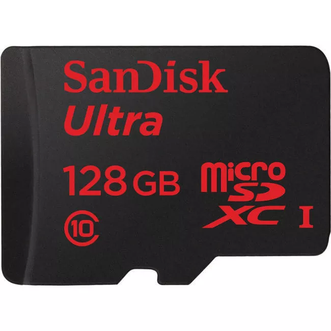 SanDisk SDSQUNC-128G-AN6MA 128 GB Ultra Class 10 microSDXC SD Card