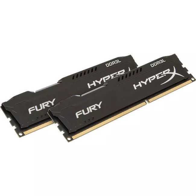 Kingston HX316LC10FBK2/16 HyperX FURY Memory - 16GB (2x8GB) - DDR3L 1600MHz - Non-ECC - Unbuffered