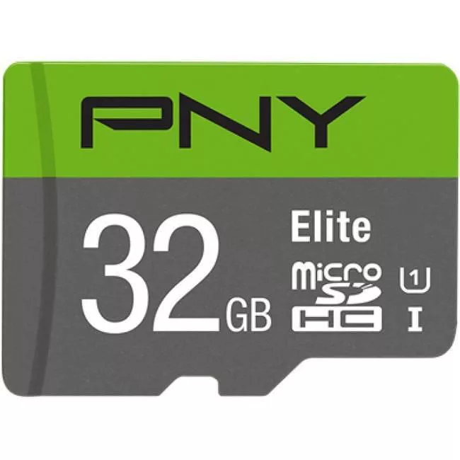 PNY P-SDU32GU185GW-GE 32 GB Elite Class 10/UHS-I (U1) microSDHC