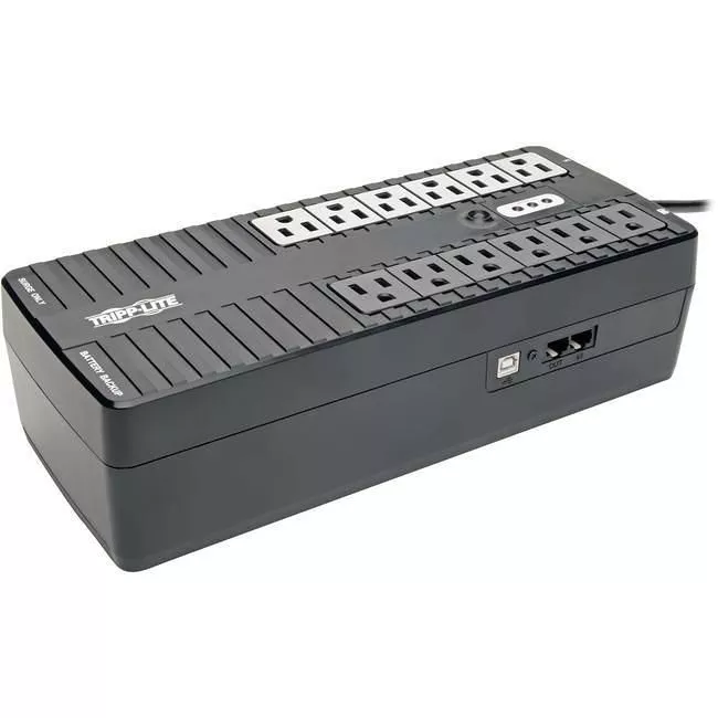 Tripp Lite BC800U UPS Desktop 800VA 450W Battery Back Up Compact 120V 12 Outlets