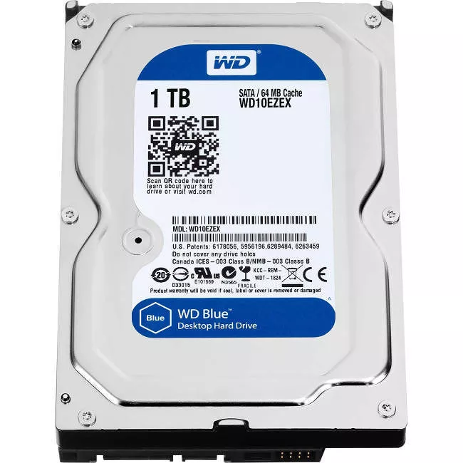 WD WD10EZEX Caviar Blue 1 TB SATA 6Gb/s 3.5" 7200 RPM Hard Drive