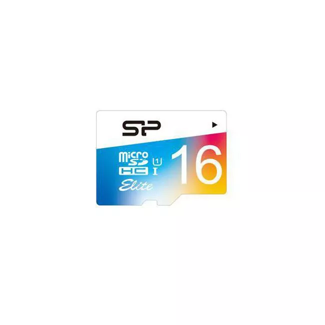 Silicon Power SP016GBSTHBU1V20 Elite 16 GB microSDHC