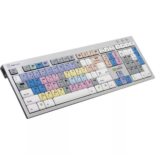 Logickeyboard LKBU-EDIUS-AJPU-US Grass Valley EDIUS PC Slim Line US Keyboard