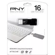 PNY P-FD16GATT03-GE 16 GB Attache USB 2.0 Flash Drive