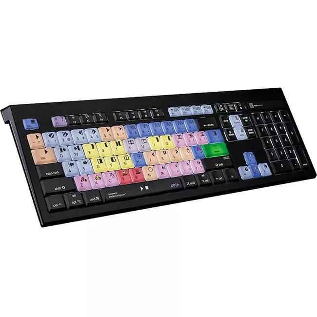 Logickeyboard LKBU-MCOM4-AMBH-US Avid Media Composer MAC Astra US Keyboard