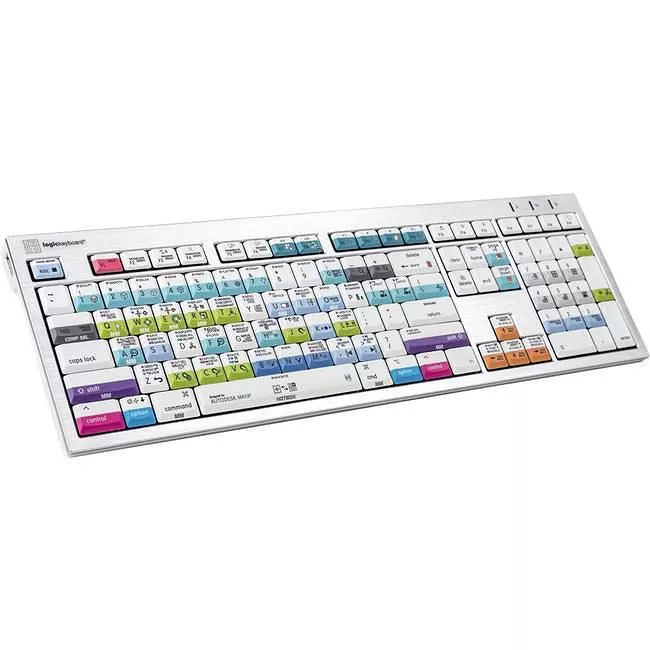 Logickeyboard LKB-MAYA-CWMU-US Autodesk Maya ALBA Mac Pro US Keyboard