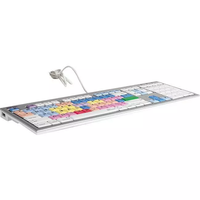 Logickeyboard LKBU-MCOM4-CWMU-US Avid Media Composer ALBA Mac Pro US Keyboard
