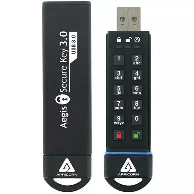 Sole Source Technology ASK3-480GB-SG 480 GB Aegis Secure Key USB 3.0 Flash Drive
