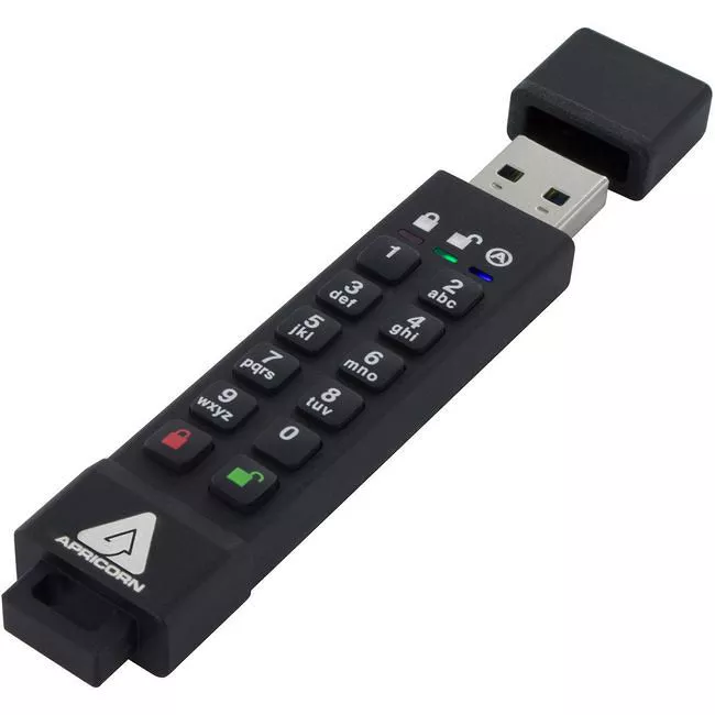 Sole Source Technology ASK3Z-64GB-SG 64 GB Aegis Secure Key 3z Encrypted USB 3.1 Gen 1 Flash Drive