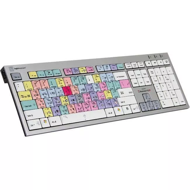 Logickeyboard LKBU-ILSTCC-AJPU-US Adobe Illustrator CC PC Slim Line US Keyboard
