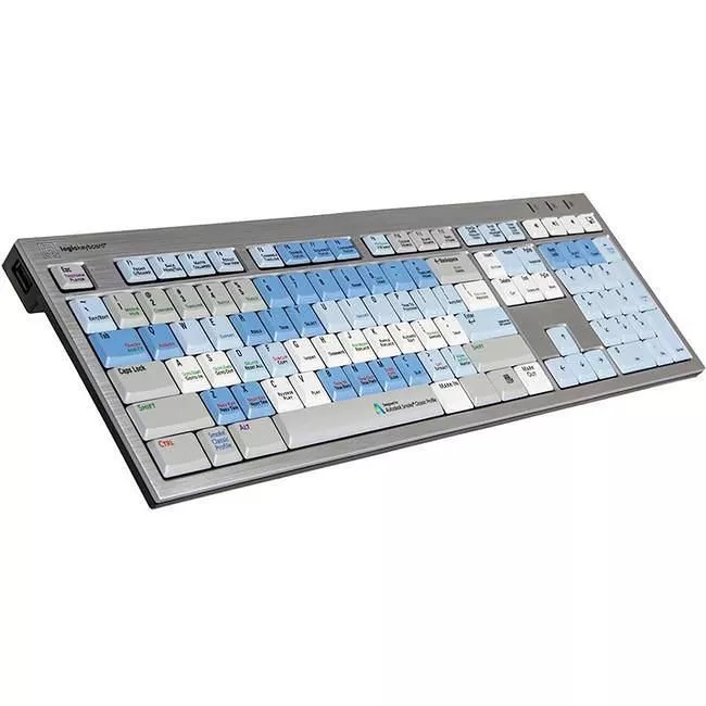 Logickeyboard LKBU-SMOKE-AJPU-US Autodesk Smoke Linux PC Slim Line US Keyboard