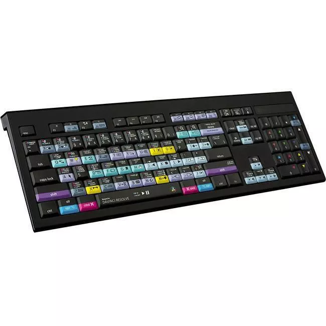 Logickeyboard LKBU-RESB-AMBH-US Davinci Resolve 15 Mac Astra US Keyboard