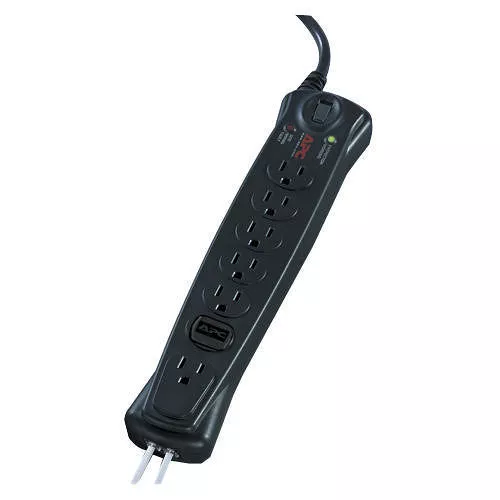 APC P7T-LM SurgeArrest Essential 7-Outlets Surge Suppressor
