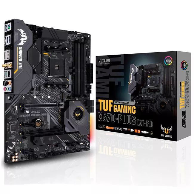 ASUS TUF GAMING X570-PLUS (WI-FI) Desktop Motherboard - AMD Chipset - Socket AM4