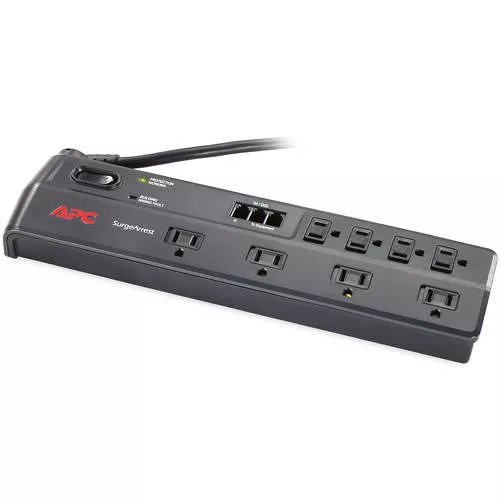 APC P8T3-LM SurgeArrest Home/Office 8-Outlets Surge Suppressor